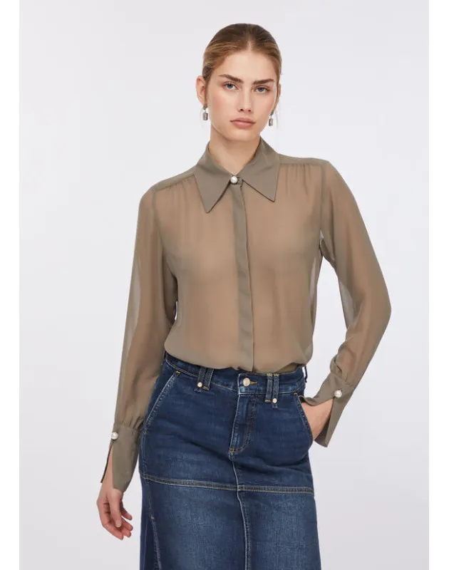 copy of LIU JO- Camicia con perle