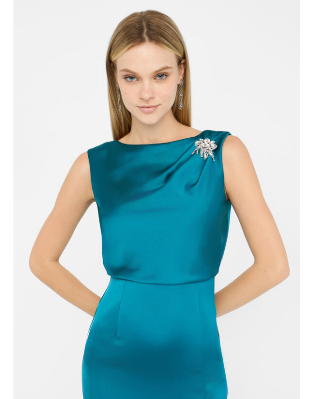 LIU JO- Abito midi elegante in raso