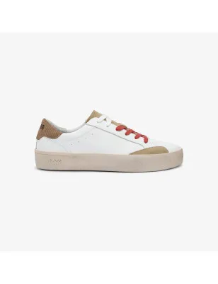 SUN68- Sneaker Street Leather in pelle volpe