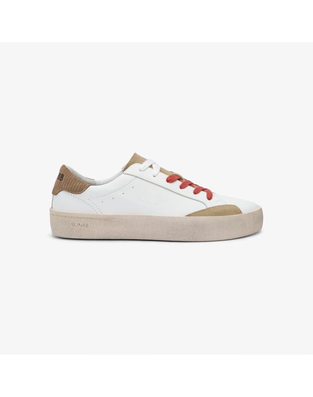 SUN68- Sneaker Street Leather in pelle volpe SUN68- Sneaker Street Leather in pelle volpe