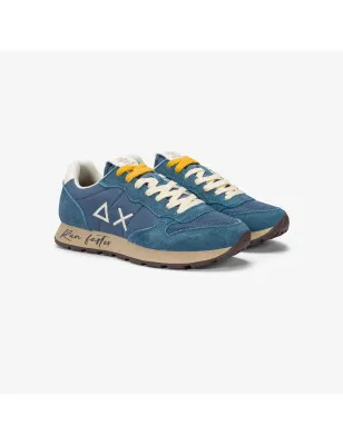 SUN68- Sneaker Street Leather in pelle volpe