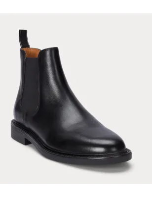 RALPH LAUREN- Stivaletto Chelsea in pelle Asher