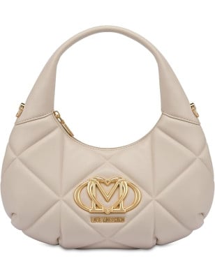 copy of LOVE MOSCHINO- Hobo bag trapuntata Embossed Nero