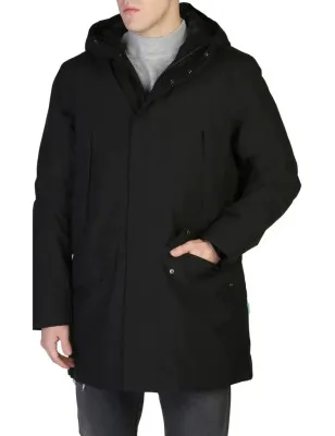 SAVE THE DUCK- Cappotto Pettorina Nero Helmut