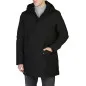 SAVE THE DUCK- Cappotto Pettorina Nero Helmut