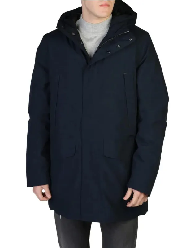 SAVE THE DUCK- Cappotto Pettorina Nero Helmut