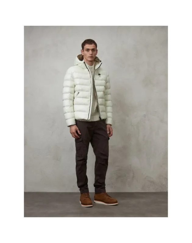 BLAUER- Giubbotto piumino uomo in Naylon Eco Adams