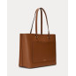 RALPH LAUREN- Tote Karly grande in pelle tratteggiata