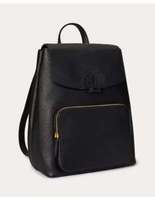 RALPH LAUREN- Zaino Cameryn medio in pelle martellata