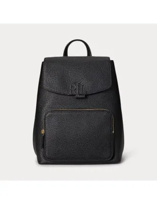 RALPH LAUREN- Zaino Cameryn medio in pelle martellata