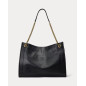RALPH LAUREN- Tote Bradley grande in pelle martellata