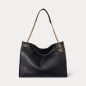 RALPH LAUREN- Tote Bradley grande in pelle martellata