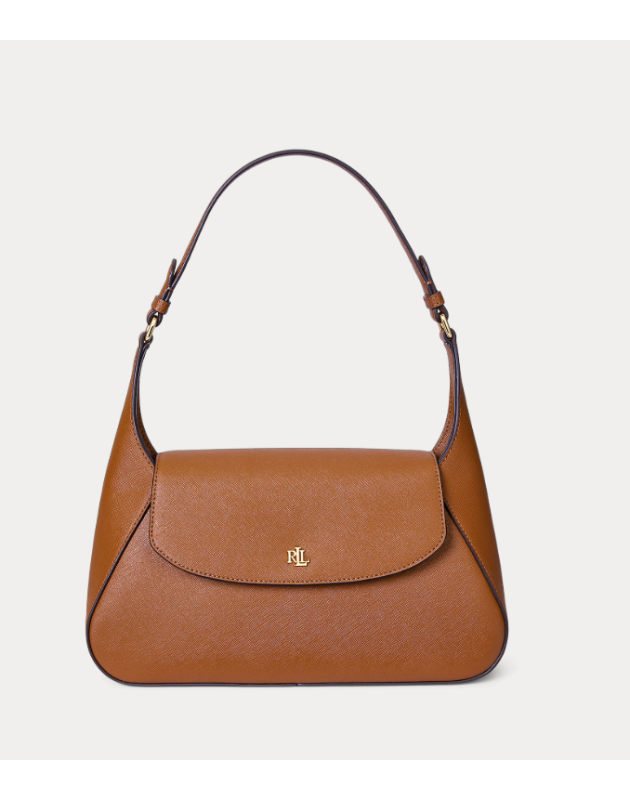 RALPH LAUREN- Borsa a spalla media crosshatch Schylar