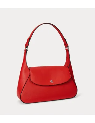 RALPH LAUREN- Borsa a spalla media crosshatch Schylar