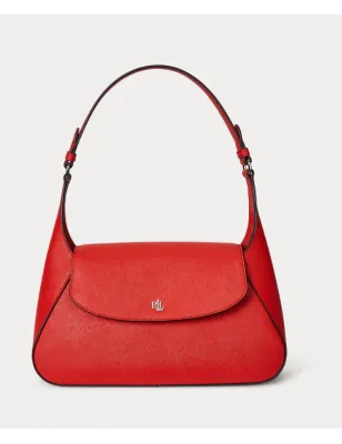 RALPH LAUREN- Borsa a spalla media crosshatch Schylar