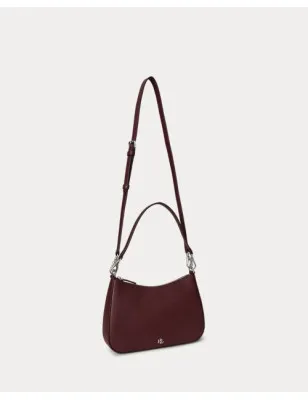 RALPH LAUREN- Borsa Danni media in pelle tratteggiata