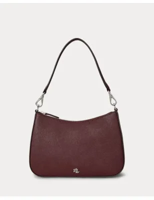 RALPH LAUREN- Borsa Danni media in pelle tratteggiata