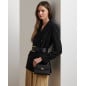 RALPH LAUREN- Bauletto Farrah piccolo effetto texture