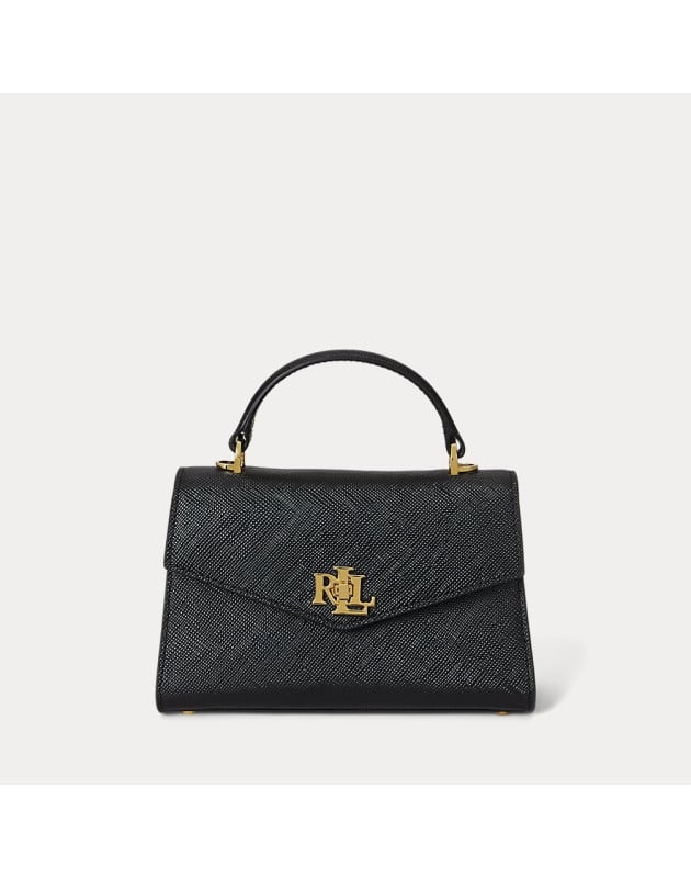 RALPH LAUREN- Bauletto Farrah piccolo effetto texture