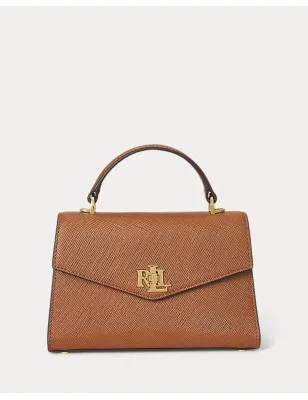 RALPH LAUREN- Bauletto Farrah piccolo effetto texture