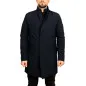 SAVE THE DUCK- Cappotto Pettorina Nero Helmut