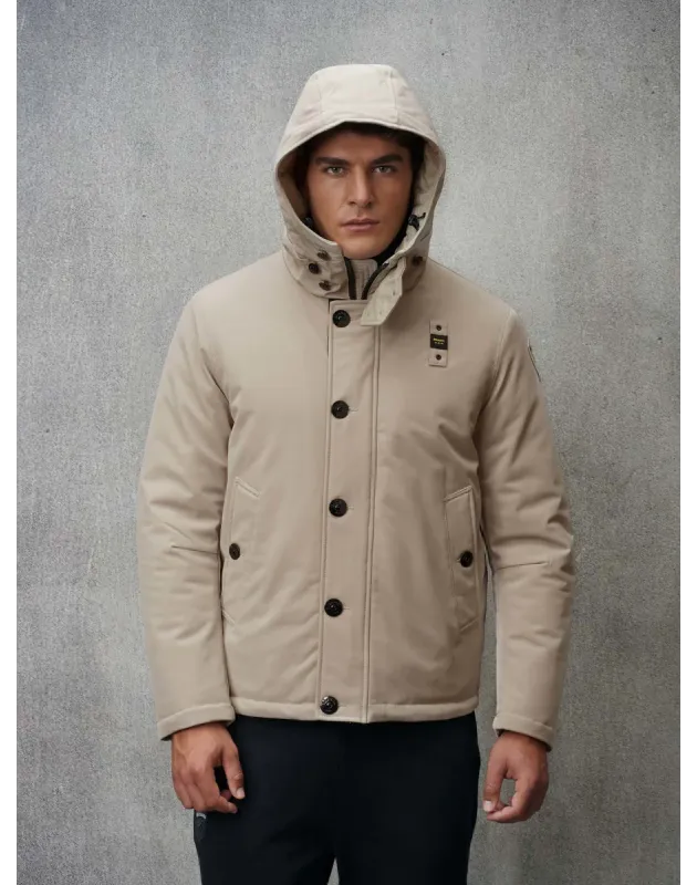 copy of BLAUER- Piumino con cappuccio Acton