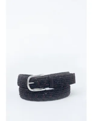 ORCIANI- Cintura Melange in pelle e lana