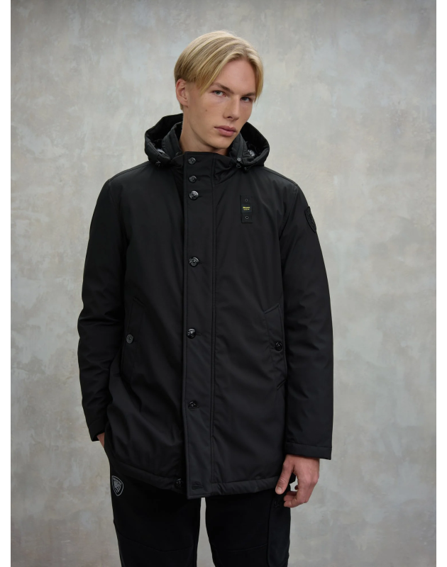 BLAUER- Parka con cappuccio removibile Chester
