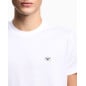 EMPORIO ARMANI- T-shirt in jersey Supima con micro patch logo