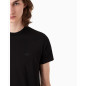 EMPORIO ARMANI- T-shirt in jersey Supima con micro patch logo