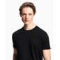 EMPORIO ARMANI- T-shirt in jersey Supima con micro patch logo