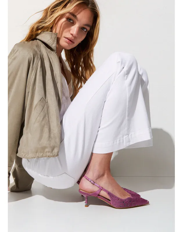 LIU JO- Slingback full strass