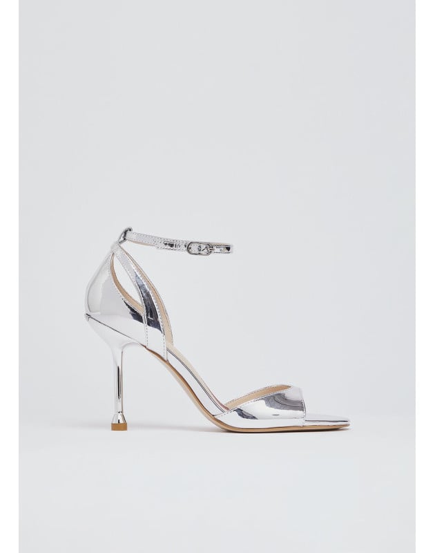 LIU JO- Sandali con tacco laminati a specchio LIU JO- Sandali con tacco laminati a specchio