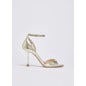 LIU JO- Sandali con tacco laminati a specchio
