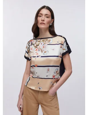 copy of LIU JO- Camicia in twill stampato