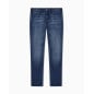 EMPORIO ARMANI- Jeans J06 slim fit in denim stretch con striature