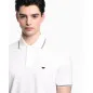 EMPORIO ARMANI- Polo slim fit in piquet stretch con micro eagle