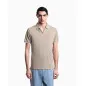EMPORIO ARMANI- Polo con scollo V in piquet