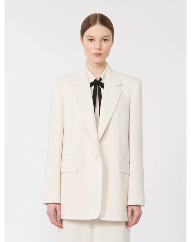 MAX MARA- Blazer monopetto in cady
