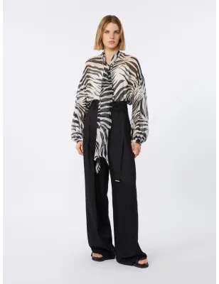 MAX MARA- Pantalone in tela di lino