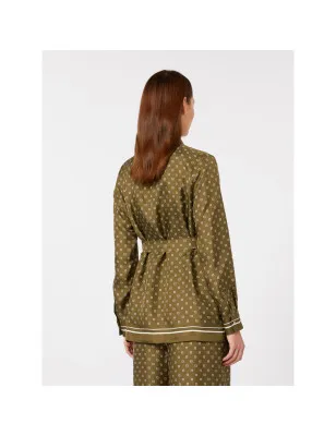 MAX MARA- Camicia in seta stampata