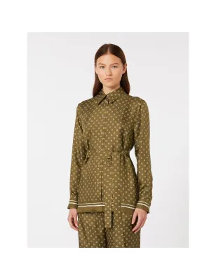 MAX MARA- Camicia in seta stampata