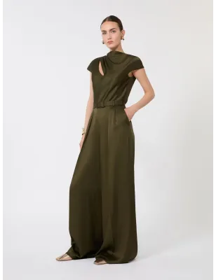 MAX MARA- Tuta in envers satin