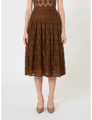 MAX MARA- Gonna midi in pizzo