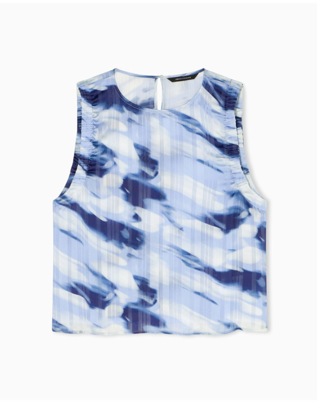 copy of ARMANI EXCHANGE- Giacca Jacquard Floreale con Chiusura Doppiopetto Elegante