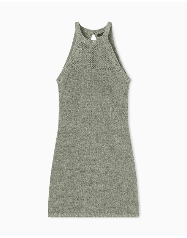 ARMANI EXCHANGE- Miniabito in maglia lurex