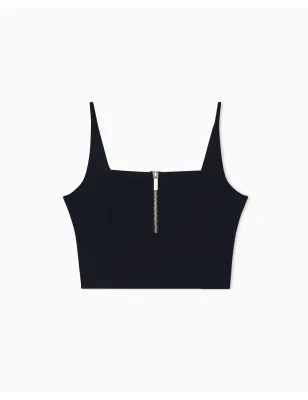 ARMANI EXCHANGE- Top in ottoman con zip