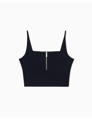 copy of ARMANI EXCHANGE- Giacca Jacquard Floreale con Chiusura Doppiopetto Elegante