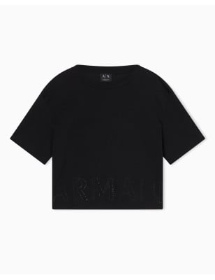 copy of ARMANI EXCHANGE- Giacca Jacquard Floreale con Chiusura Doppiopetto Elegante