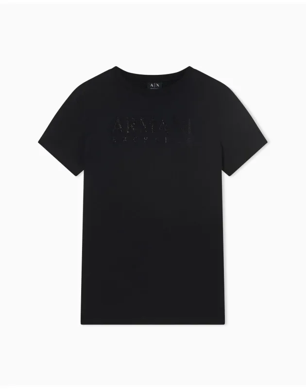 ARMANI EXCHANGE- T-shirt Regular Fit in Jersey di Cotone